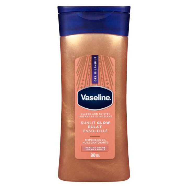 Vaseline Glazed & Glisten Sunlit Glow Body Gel Oil (200 ml)