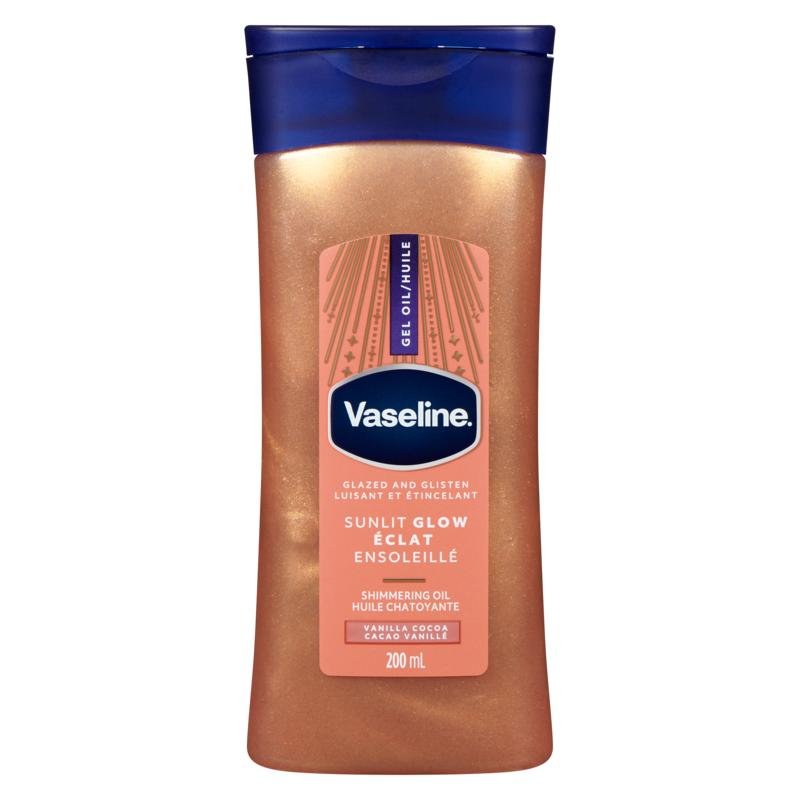 Vaseline Glazed & Glisten Sunlit Glow Body Gel Oil (200 ml)