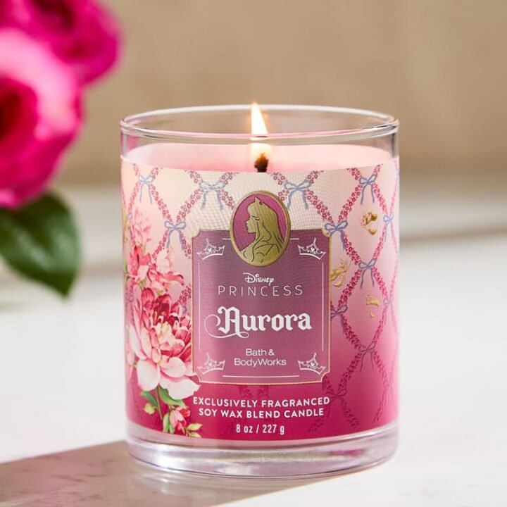 Bath & Body Works Disney Princess Aurora – Vela de 1 mecha