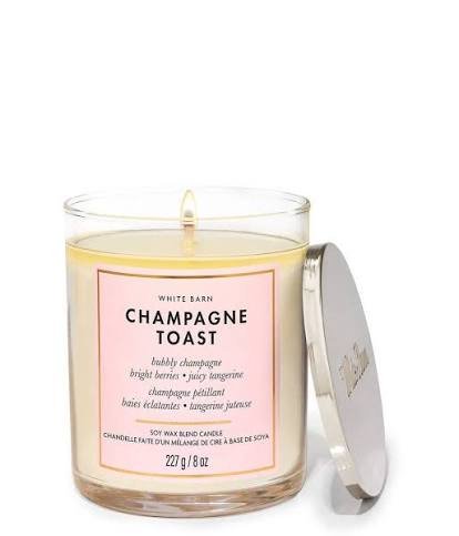 Bath & Body Works Champagne Toast – Vela de 1 mecha